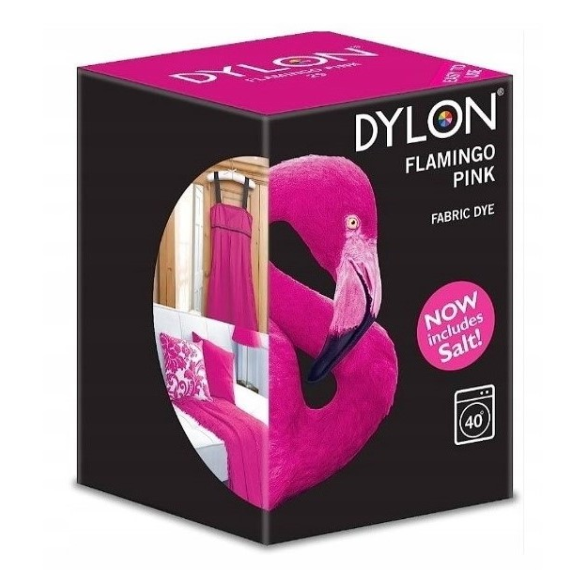 BARWNIK DO TKANIN I UBRAŃ DYLON RÓŻOWY 350g