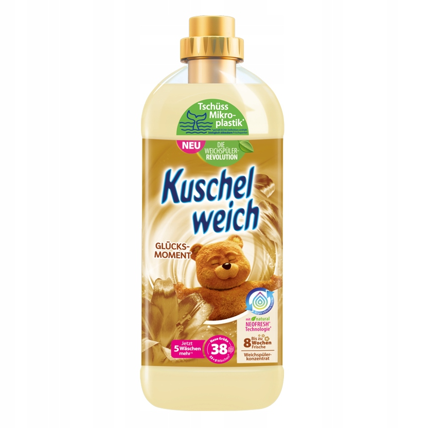 Płyn do płukania Kuschelweich Glucksmoment 1 l 38 prań