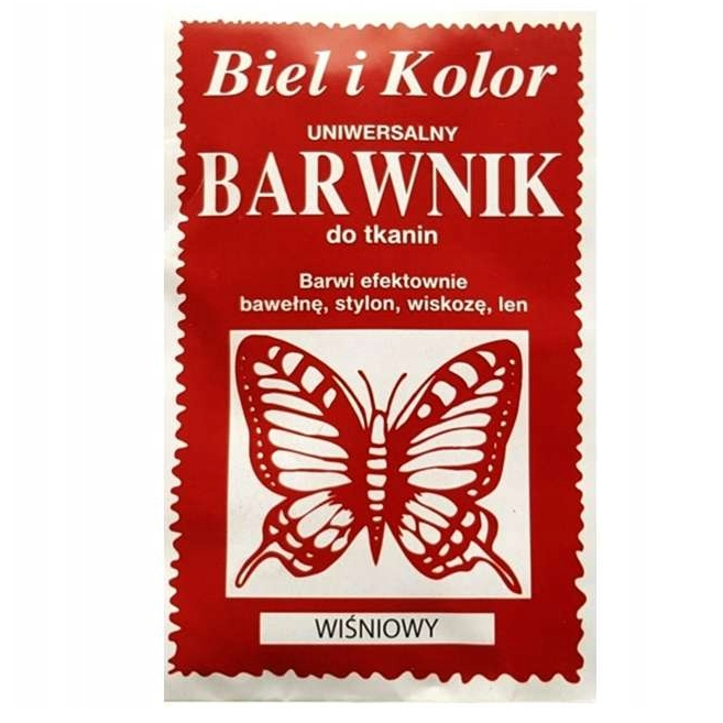BARWNIK W PROSZKU WIŚNIOWY Z UTRWALACZEM HENKEL DO BARWIENIA W PRALCE