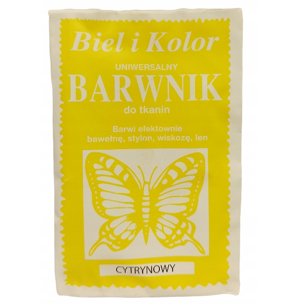 BARWNIK W PROSZKU ŻÓŁTY Z UTRWALACZEM HENKEL DO BARWIENIA W PRALCE