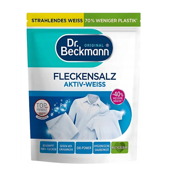 Sól Odplamiająca Odplamiacz Dr Beckmann Oxi Power do Białego od 20°C 400g