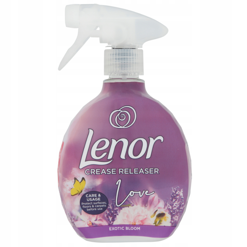 LENOR EXOTIC BLOOM ŻELAZKO W SPRAYU WYGŁADZAJĄCE TKANINY 500ml