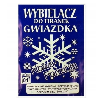 Wybielacz do firanek gwiazdka