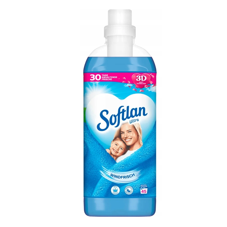 Koncentrat płyn do płukania tkanin Softlan Windfrisch niebieski 1 l