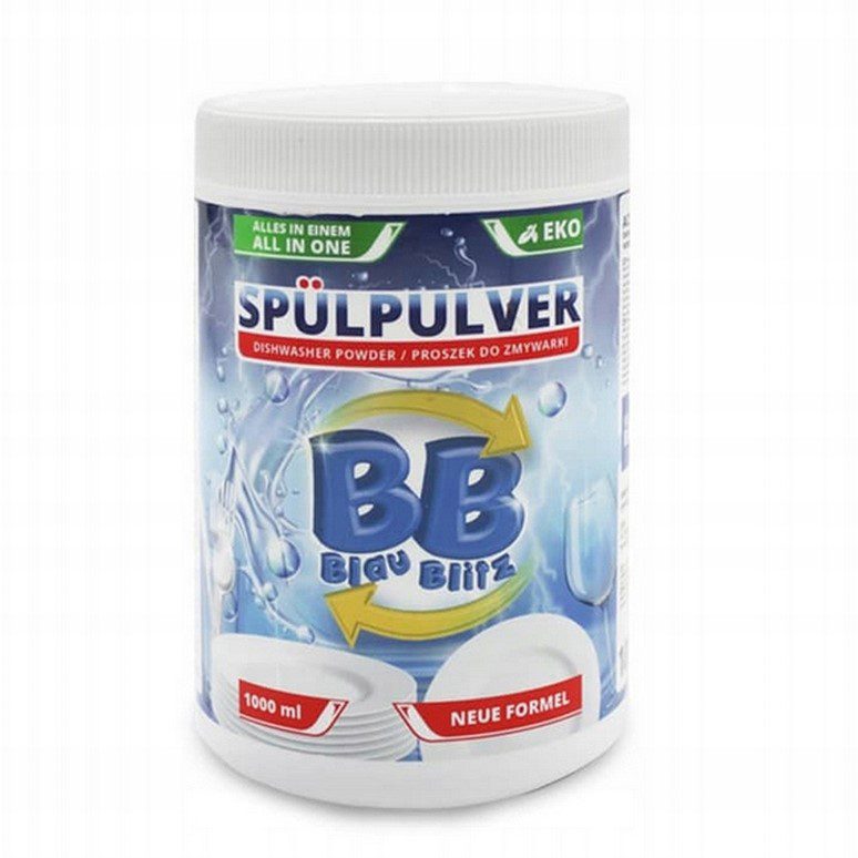 BARDZO MOCNY PROSZEK DO ZMYWAREK BLAU BLITZ 1000 ml - obrazek 2